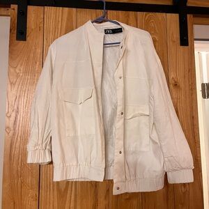 Zara White Jacket